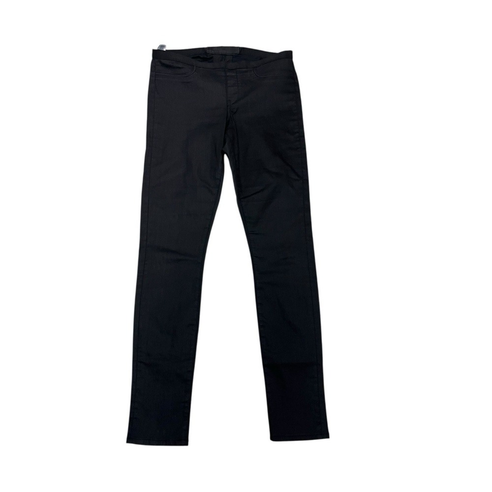 Helmut Lang Slate Wash Legging Wax Coated Stretch Mid Rise Skinny Pants Goth Lux